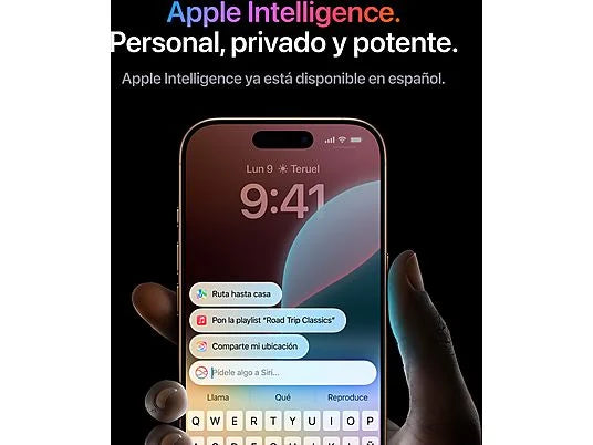 Apple iPhone 16 Pro Max, Titanio Negro, 256 GB, 5G, 6.9  OLED Super Retina XDR, Chip A18 Pro, iOS