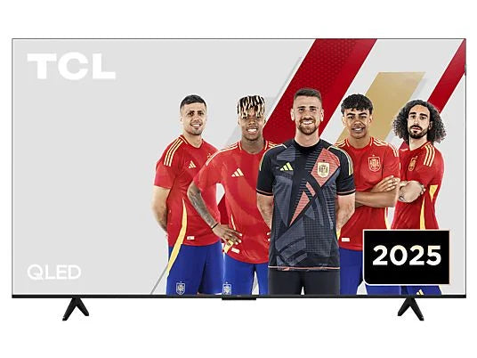 TV QLED 50" - TCL 50P7K, UHD 4K, AiPQ Processor, Smart TV, DVB-T2, 60 Hz, Pantalla HVA, Dolby Atmos, Negro