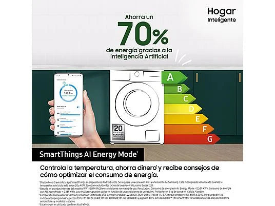 Lavadora Samsung WW80CGC04DAEEC 8kg 1400rpm