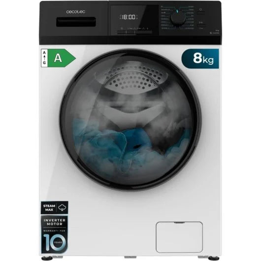 Lavadora Cecotec 02174 Bolero DressCode 8410 8kg 1400rpm a Inverter Bca