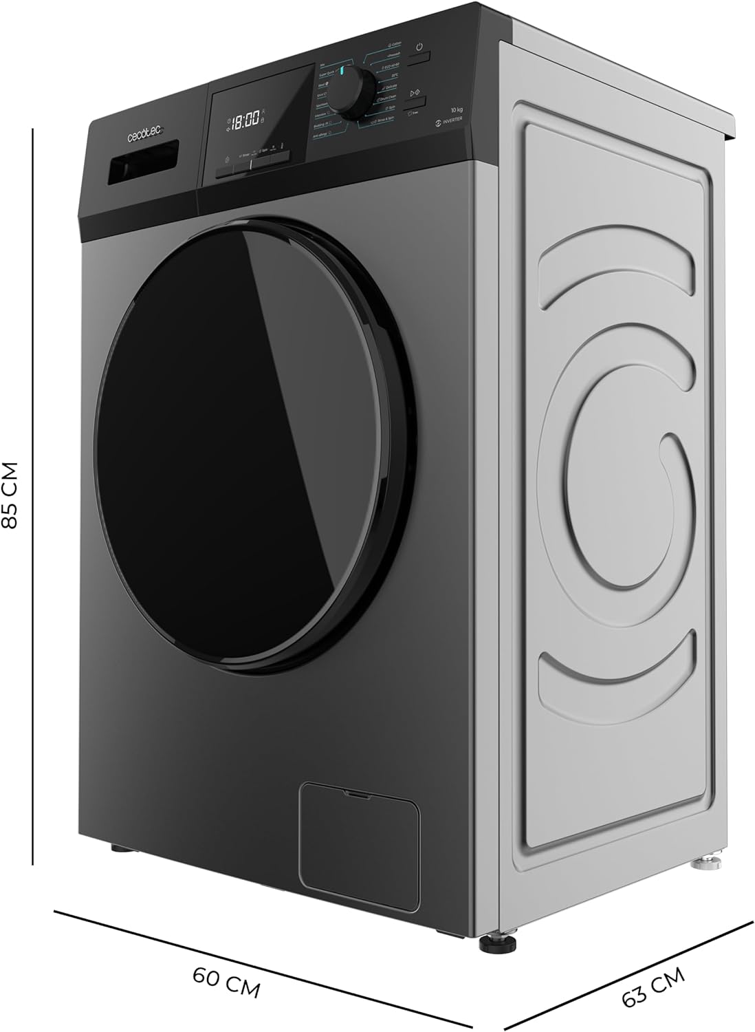 Bolero DressCode 10410 Inverter Steel a lavadora de carga frontal kg