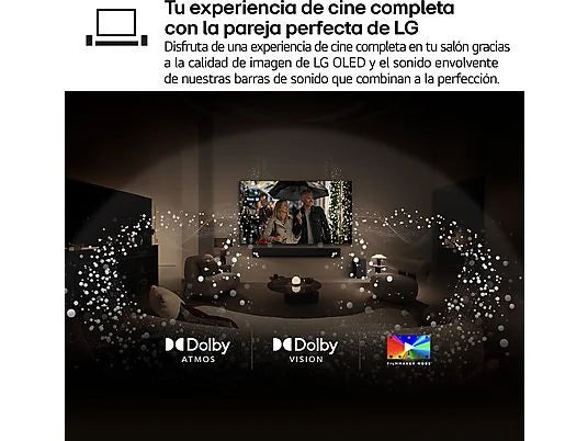 TV OLED 65 - LG OLED65G54LW, OLED 4K, Procesador Inteligente α11 AI Processor 4K Gen2, Smart TV, Rocky Black