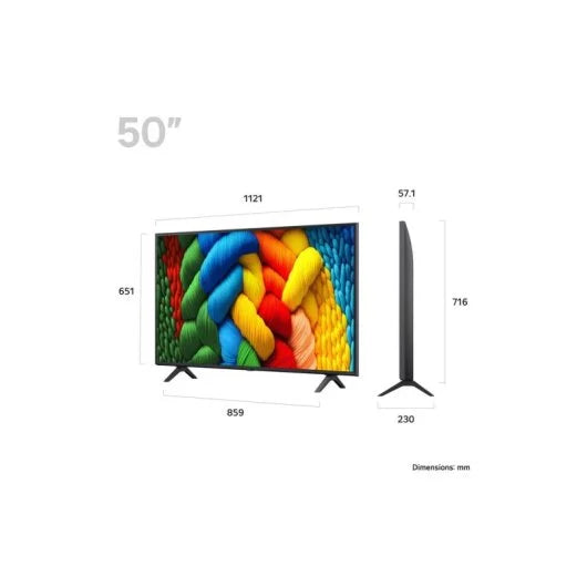 LG NanoCell 50NANO80A6B 50 4K Ultra HD Smart TV Wifi Negro