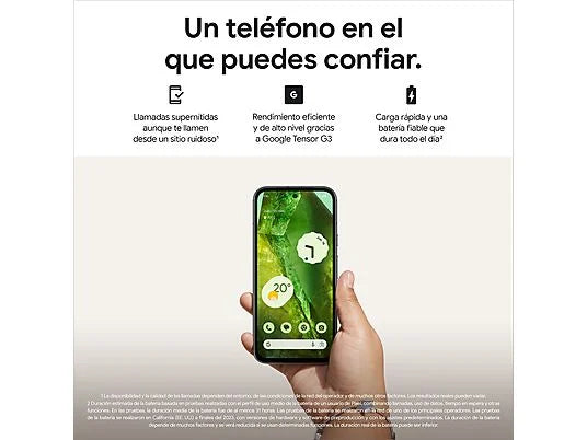 Móvil Google Pixel 8a Obsidiana 256 GB 8 GB RAM