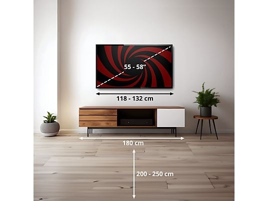 TV OLED 55 - LG OLED55C55LA, OLED 4K, Procesador Inteligente α9 AI Processor 4K Gen8, Smart TV, DVB-T2 (H.265), Negro