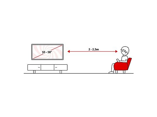 TV OLED 55 - LG OLED55C55LA, OLED 4K, Procesador Inteligente α9 AI Processor 4K Gen8, Smart TV, DVB-T2 (H.265), Negro