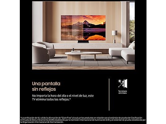 TV Neo QLED 75 - Samsung TQ75QN990FTXXC, QLED Mini Led 8K, NQ8 AI Gen3 Processor, Smart TV full AI, Wifi, Negro grafito