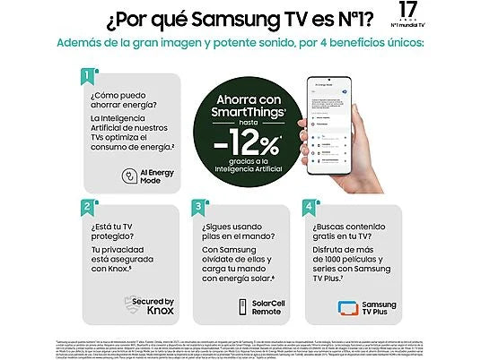 TV LED Samsung Smart TV 4K TU55CU7175U 55