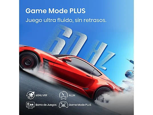 TV LED 55 - Hisense 55A6Q, UHD 4K, Quad CoreMT9603, IA 4K Upscaler, Modo Juego Plus, Control por voz, Negro