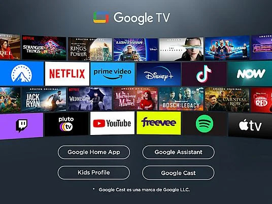 TV QLED 75 - TCL 75P7K, UHD 4K, AiPQ Processor, Smart TV, DVB-T2, 60 Hz, Pantalla HVA, Dolby Atmos, Negro